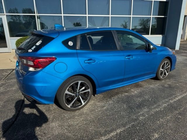 Used 2021 Ocean Blue Pearl Subaru Sport image 3