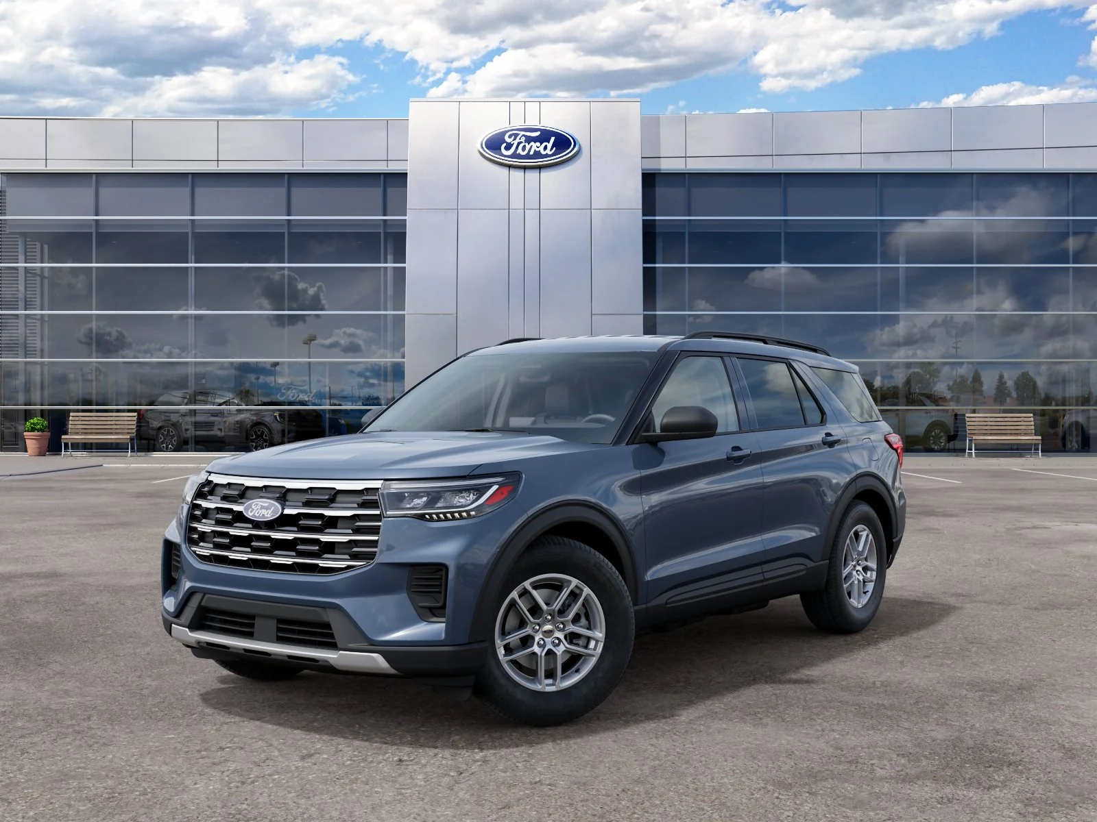 New 2027 Vapor Blue Metallic Ford Active image 47