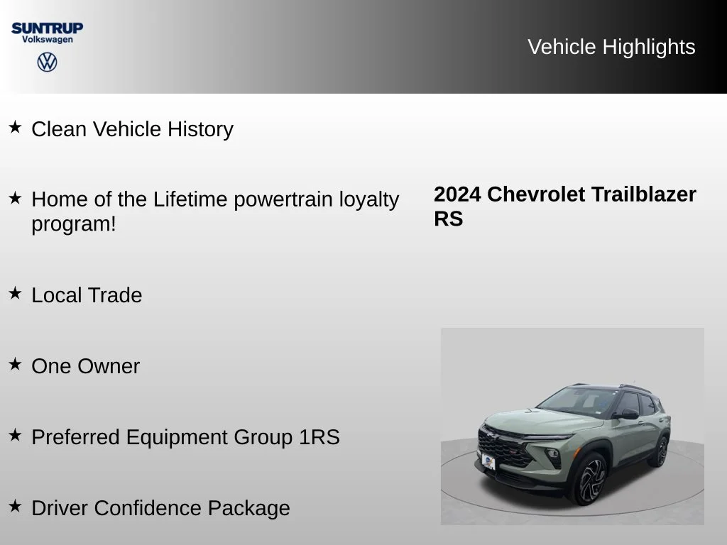 Used 2024 Green Chevrolet RS image 8