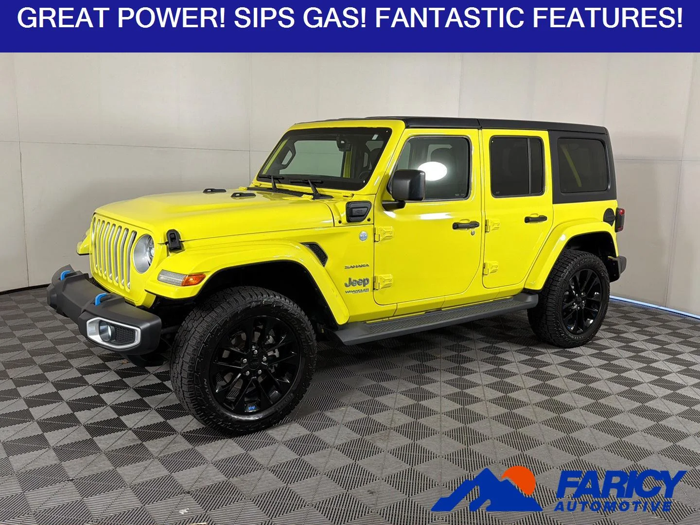 Used 2022 High Velocity Clearcoat Jeep Unlimited Sahara image 1