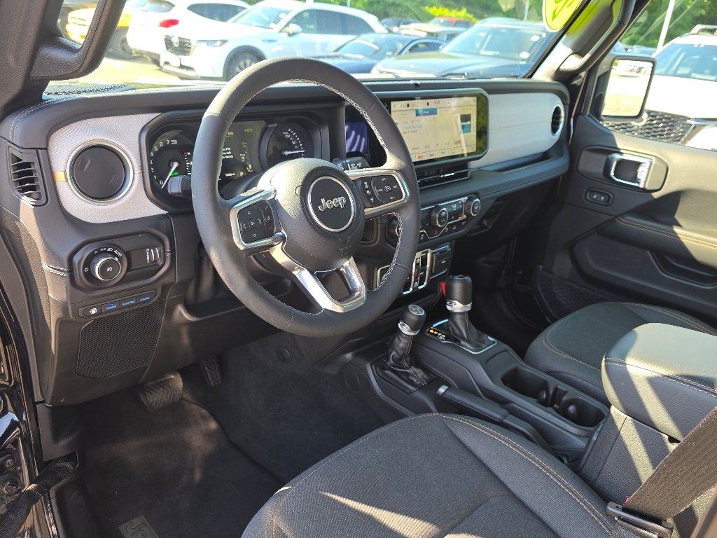 Certified Used 2025 Black Clear Coat Jeep Sahara 4xe image 30
