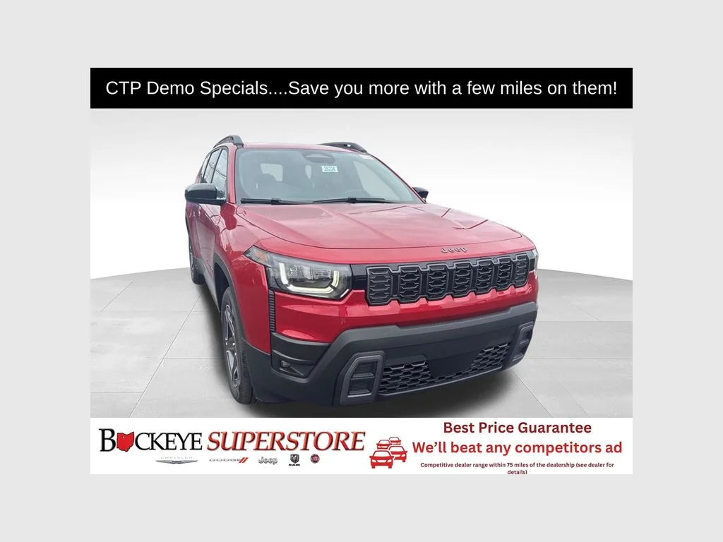 New 2026 Red Hot Pearl-Coat Exterior Paint Jeep Laredo image 1