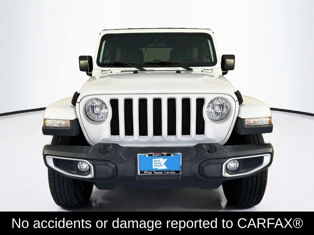 Used 2019 Bright White Clearcoat Jeep Unlimited Sahara image 2