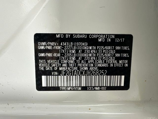 Used 2018 White Subaru 2.0i Premium image 30