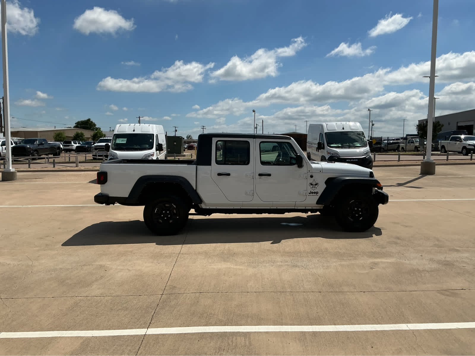 Used 2023 Bright White Clearcoat Jeep Sport image 5