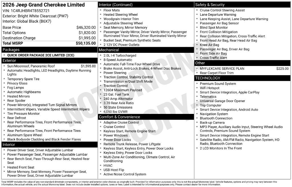 Used 2026 White Jeep Limited image 37