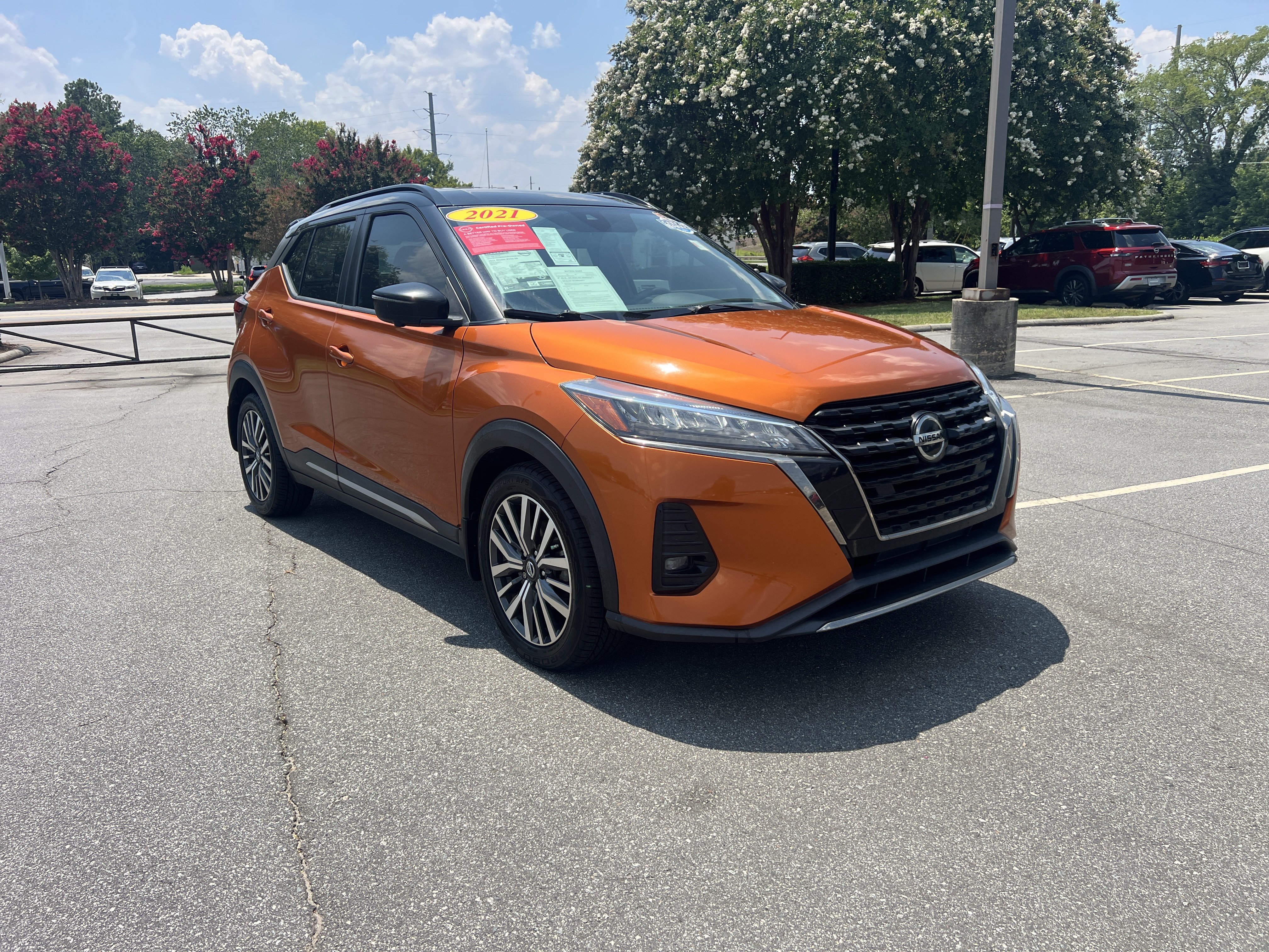 Used 2021 Monarch Orange/Super Black Nissan SR image 3