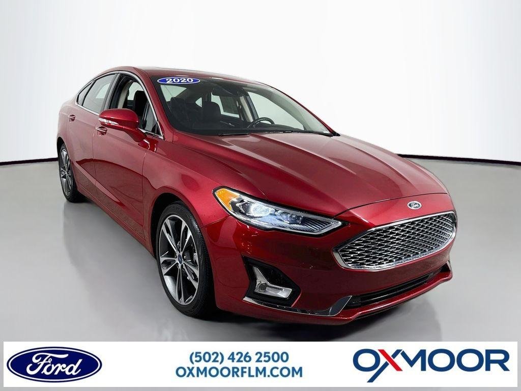 Used 2020 Rapid Red Metallic Tinted Clearcoat Ford Titanium image 1