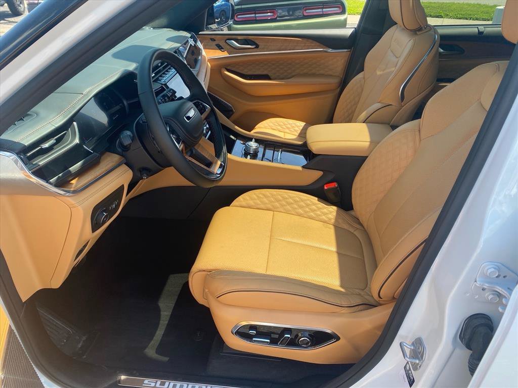 Used 2025 Bright White Clearcoat Jeep Summit Reserve image 9