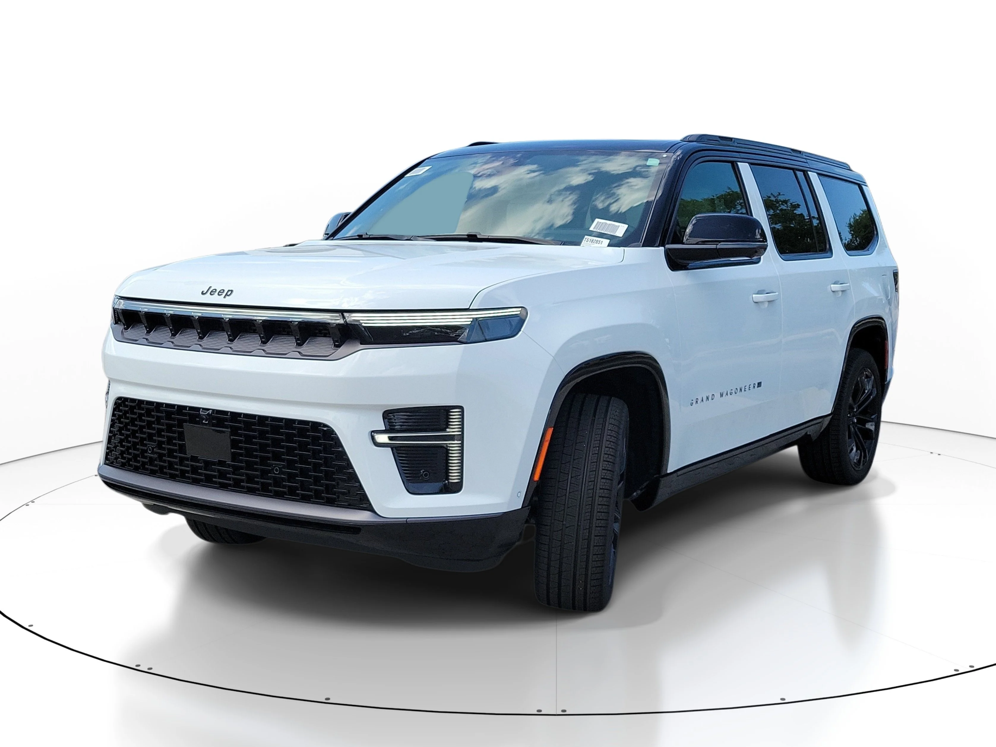 New 2026 Bright White Clearcoat Jeep Summit Obsidian image 3