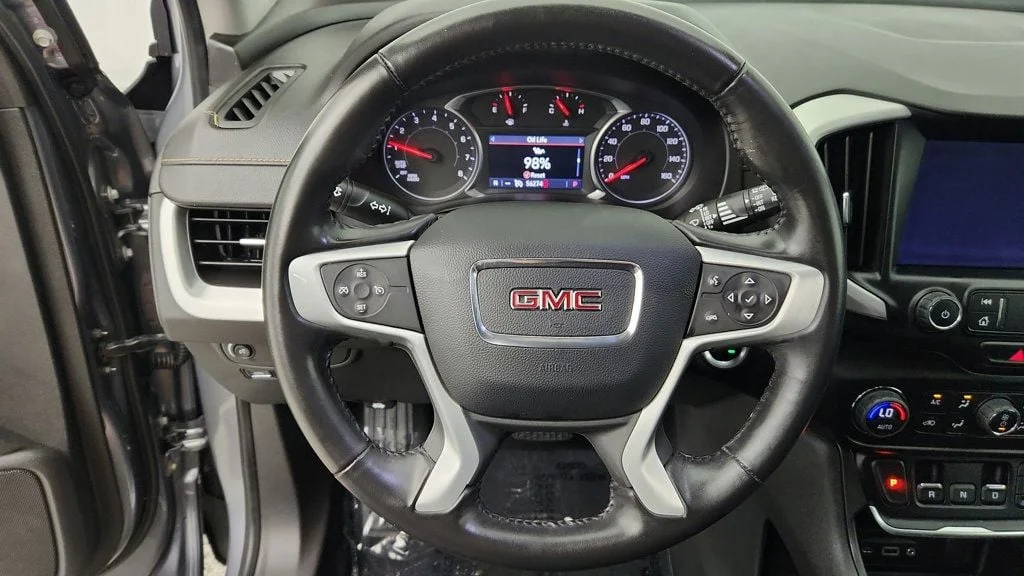 Used 2019 Satin Steel Metallic GMC AWD 4dr SLE Black Edition w/ Driver Convenience Package image 12