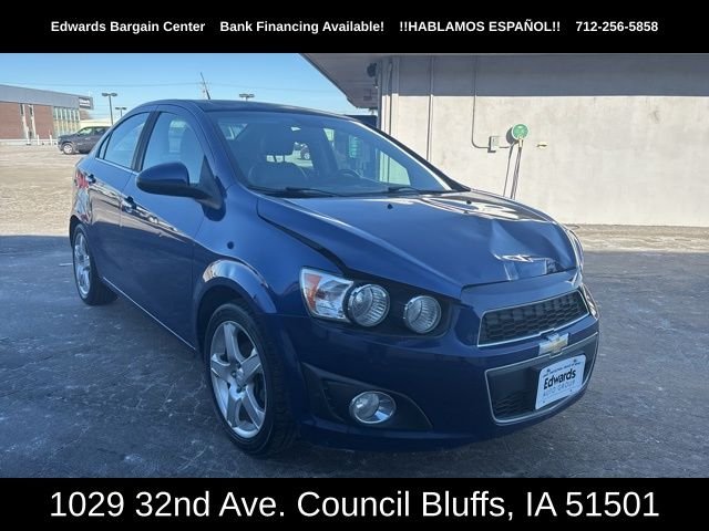 Used 2013 Chevrolet Sonic LTZ with VIN 1G1JE5SB8D4229339 for sale in Council Bluffs, IA