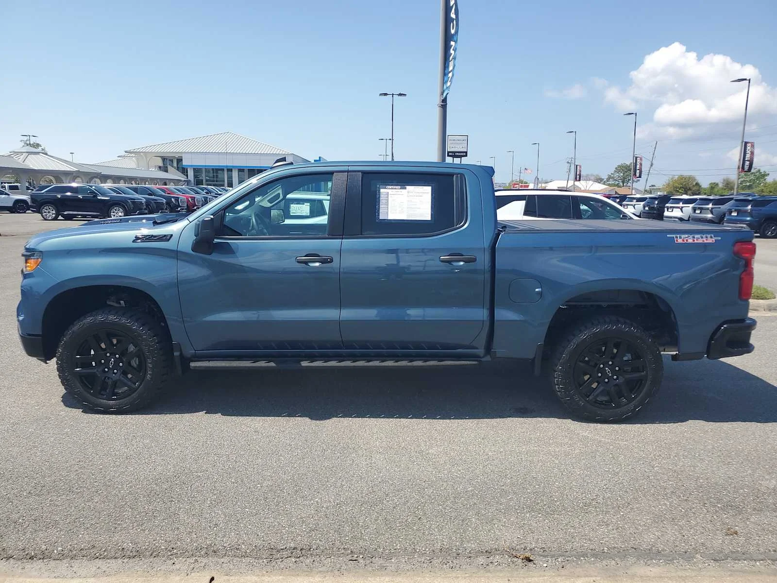 Used 2024 Lakeshore Blue Metallic Chevrolet Custom Trail Boss image 2