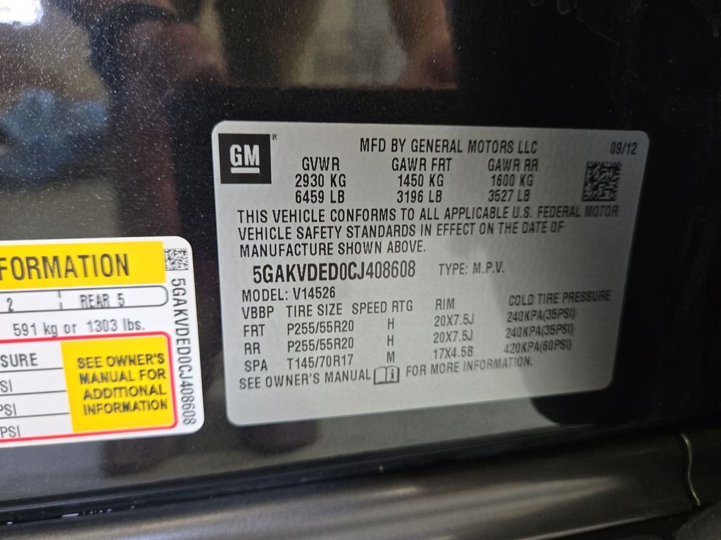 Used 2012 Carbon Black Metallic Buick Premium Group image 42