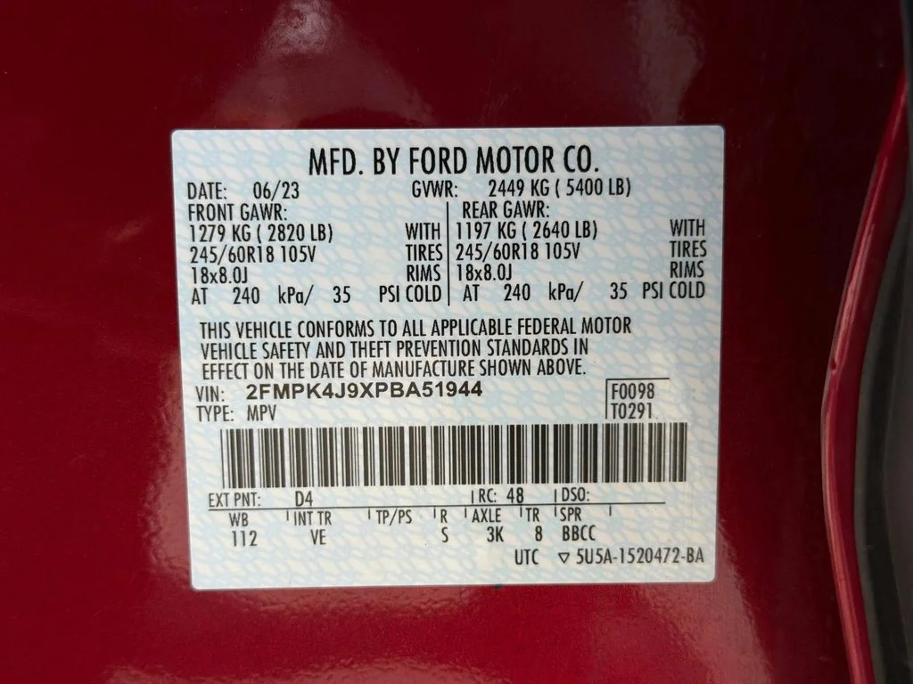 Used 2023 Red Ford SEL image 35