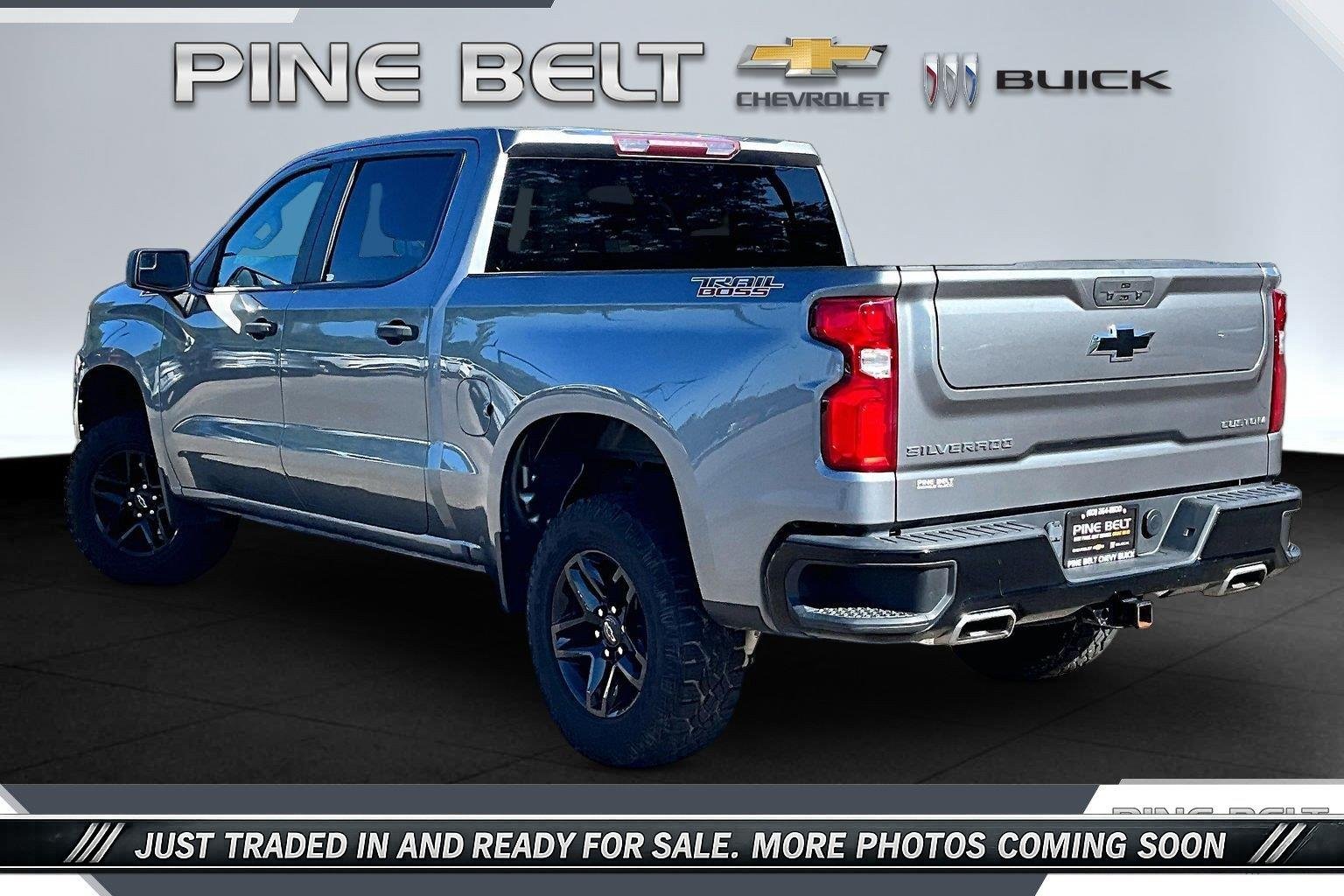 Used 2021 SATIN STEEL METALLIC Chevrolet Custom Trail Boss image 2