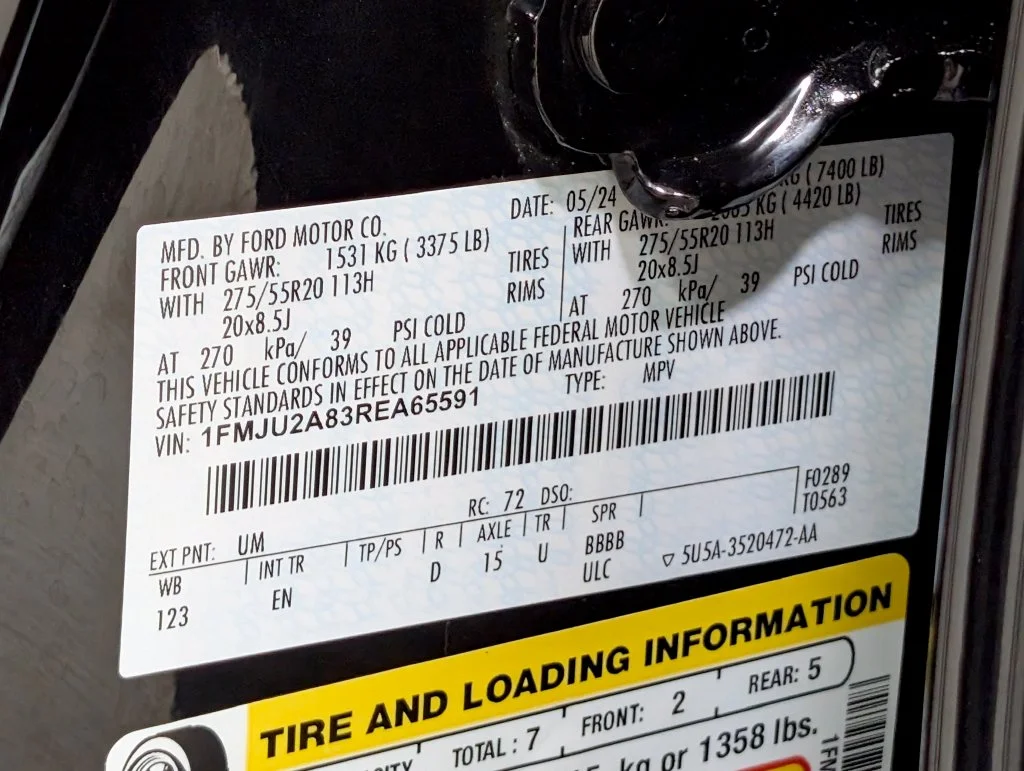 Certified Used 2024 Agate Black Metallic Ford Limited image 30