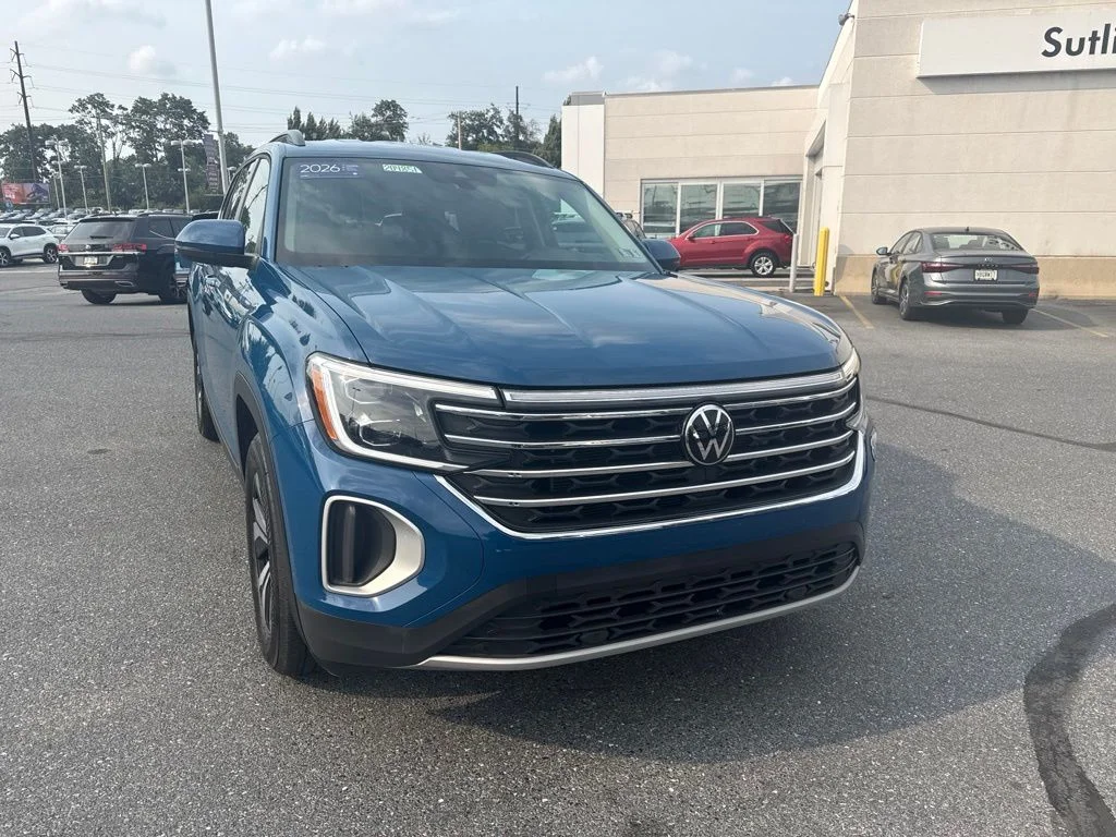 Certified Used 2026 Mountain Lake Blue Metallic Volkswagen SE image 6