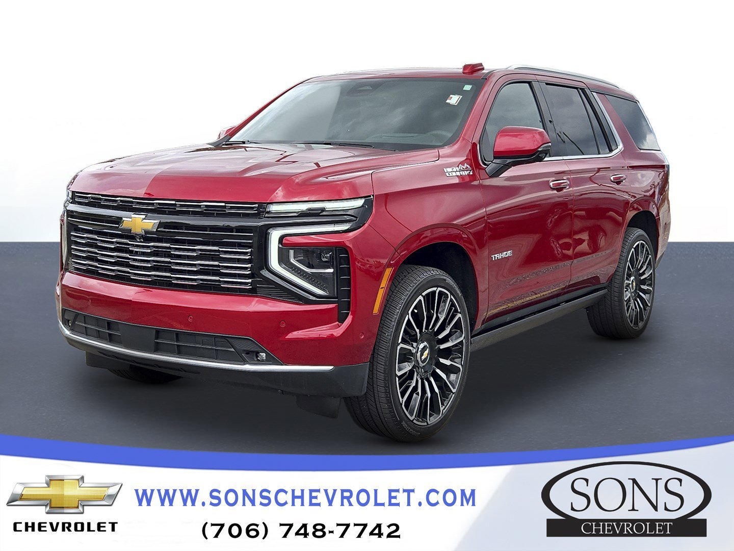 New 2026 Radiant Red Tintcoat Chevrolet High Country image 1