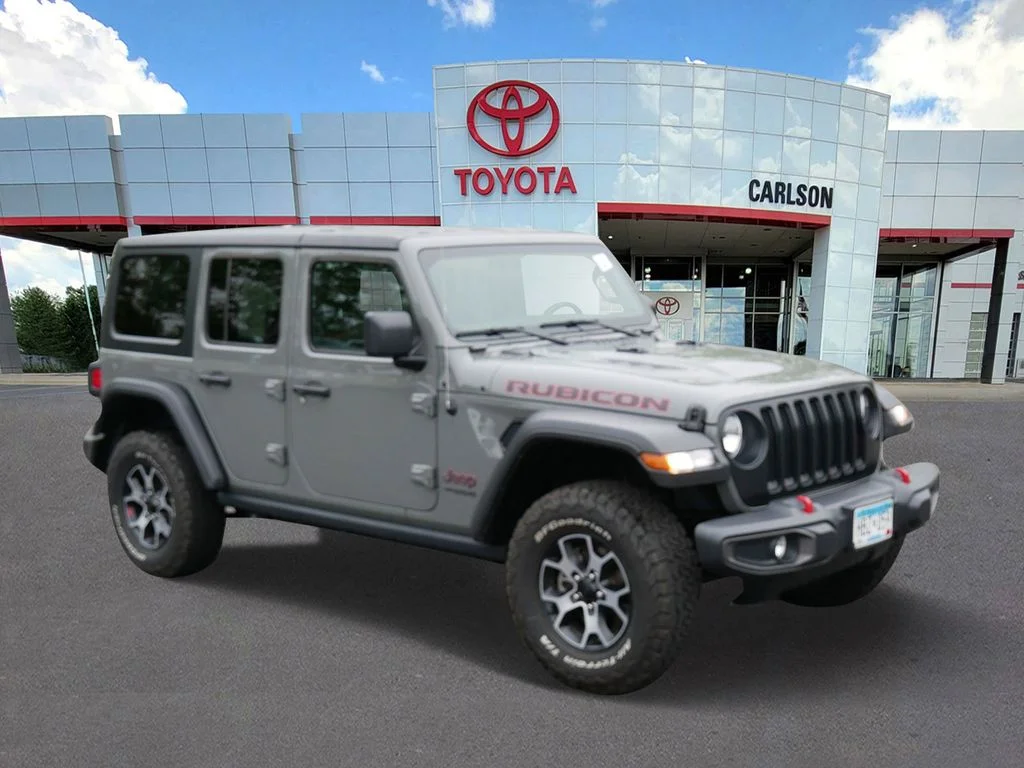 Used 2021 Jeep Wrangler Unlimited Rubicon with VIN 1C4HJXFN7MW777192 for sale in Minneapolis, Minnesota