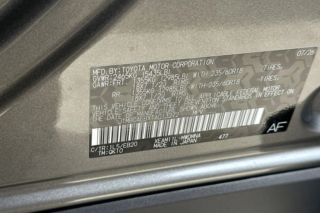 New 2026 Heavy Metal <sup>1</sup> Toyota  XLE image 33