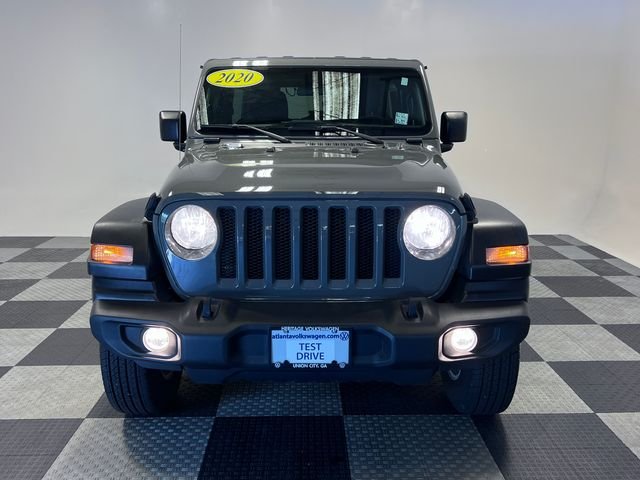 Used 2020 Gray Jeep Unlimited Sport S image 2