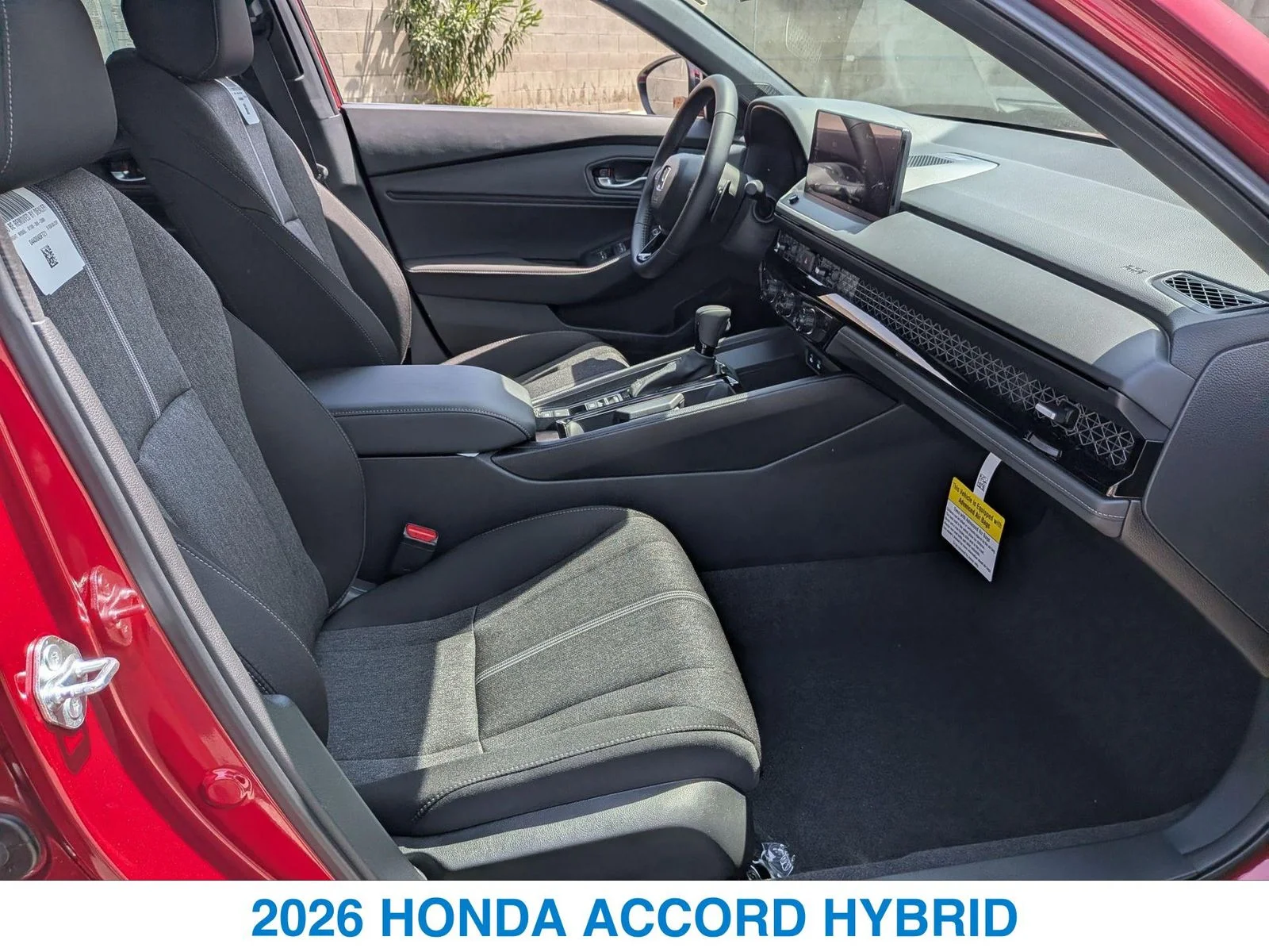 New 2026 Radiant Red Metallic Honda Sport Hybrid image 26