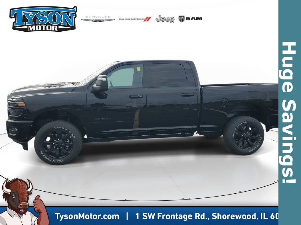 New 2026 Diamond Black Crystal Pearl-Coat Exterior Paint RAM Laramie image 3