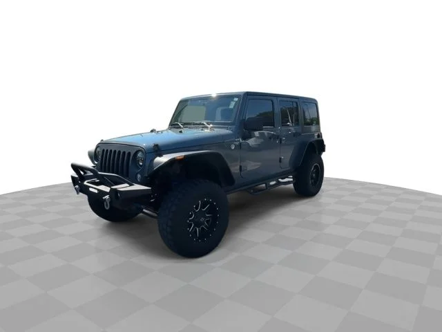Used 2015 Gray Jeep Unlimited Sport image 6