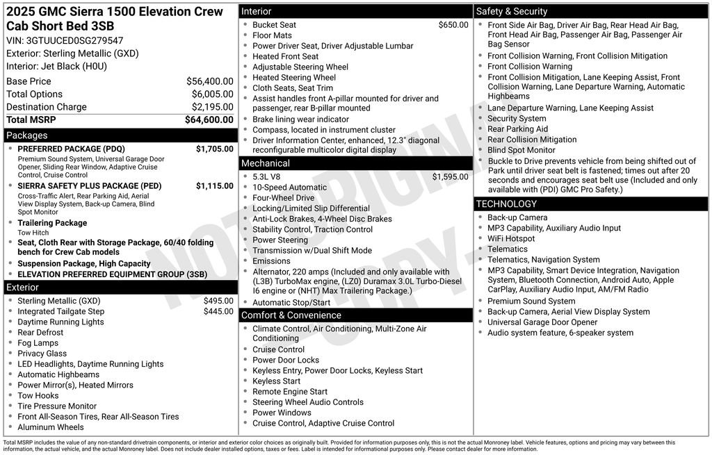 Used 2025 Silver GMC Elevation image 2