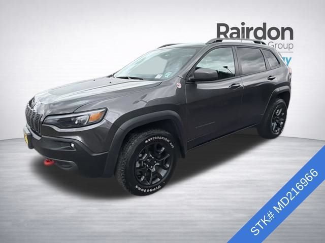 Used 2021 Granite Crystal Metallic Clearcoat Jeep Trailhawk image 3