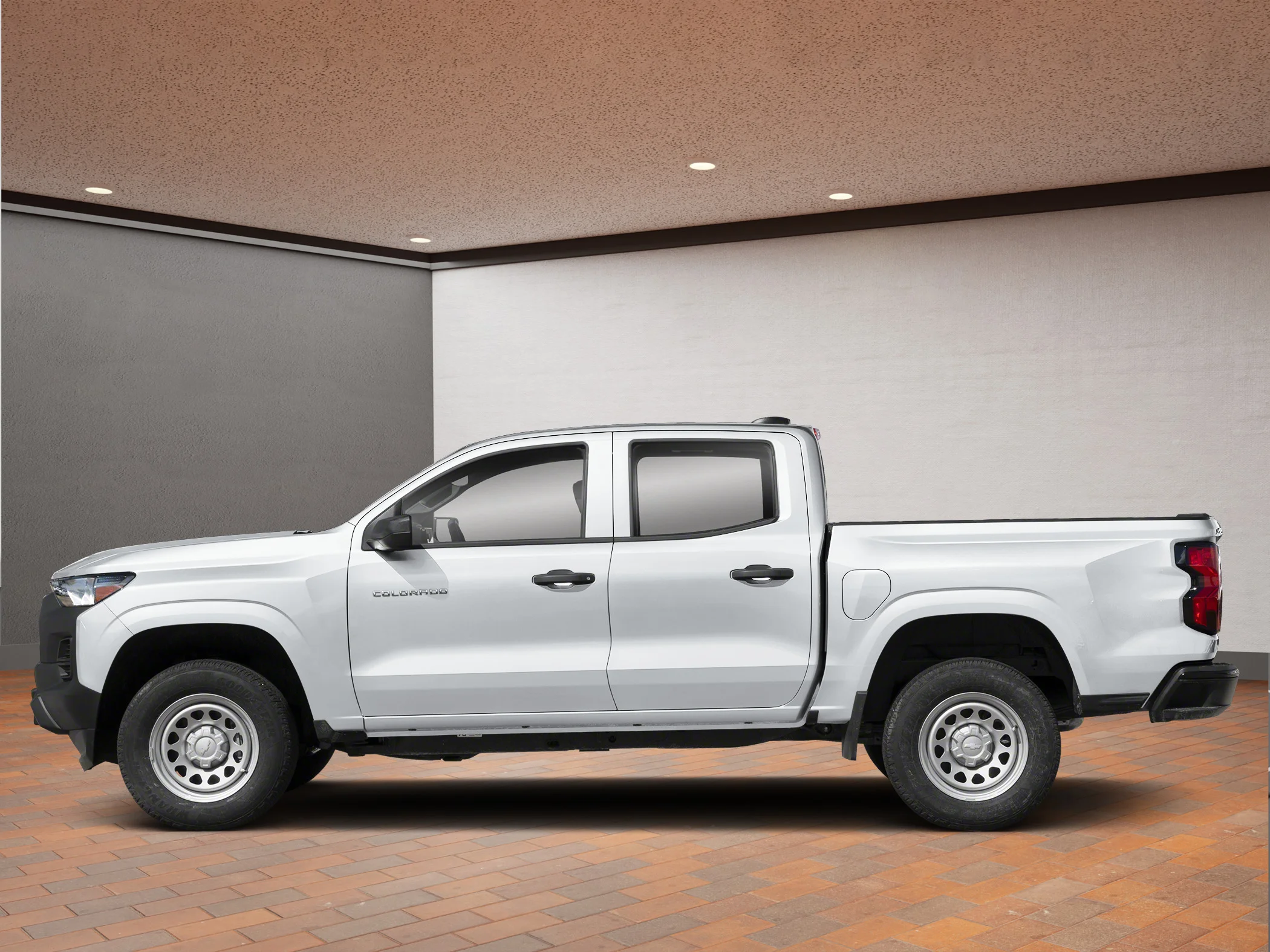 New 2026 White Chevrolet Crew Cab Short Box 4-Wheel Drive Work Truck image 3