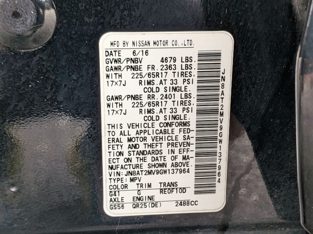 Used 2016 Black Nissan SV image 29