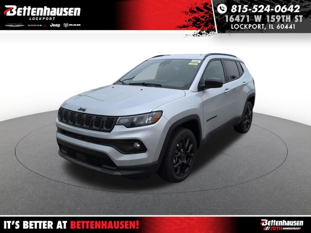 New 2026 Silver Jeep Latitude image 1