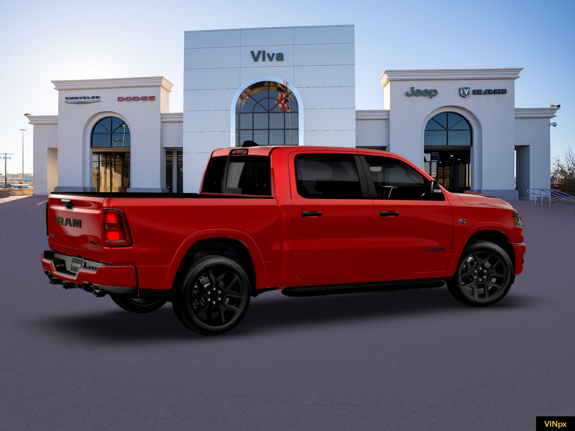 New 2026 Molten Red Pearl-Coat Exterior Paint RAM LARAMIE image 20