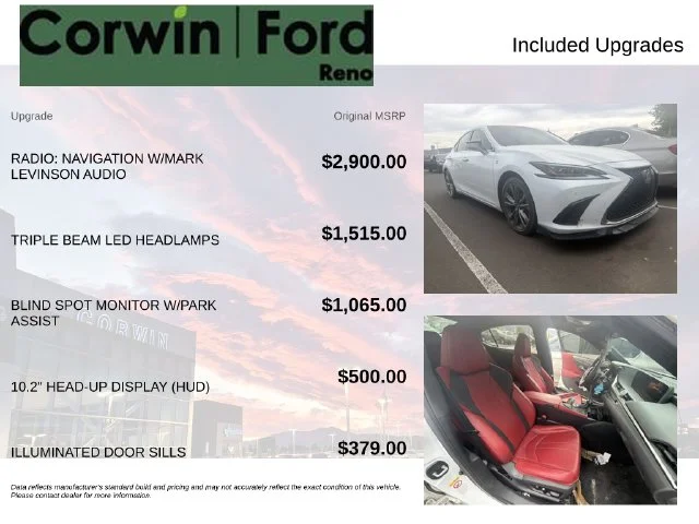 Used 2019 White Lexus 350 F Sport image 8
