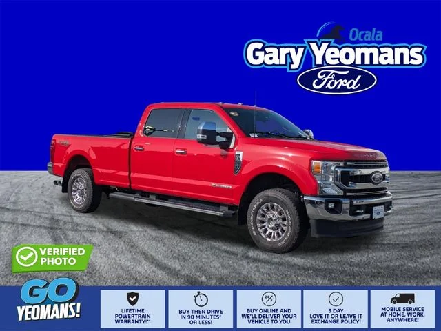 Certified Used 2022 Race Red Ford XLT image 1