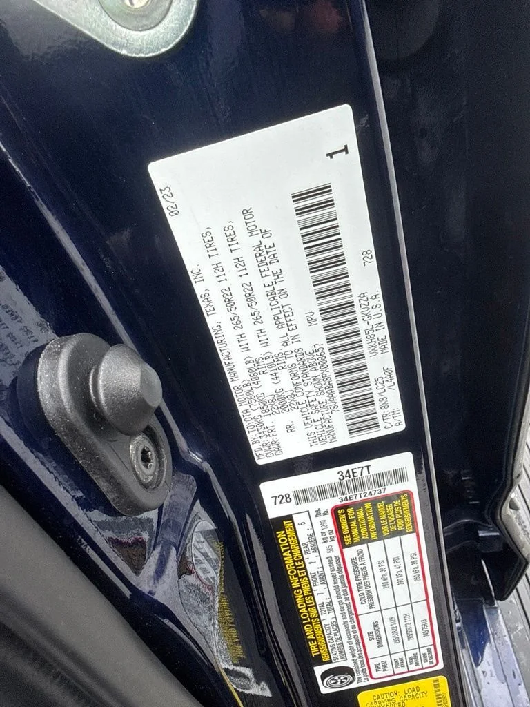Used 2023 Blue Toyota Capstone image 21