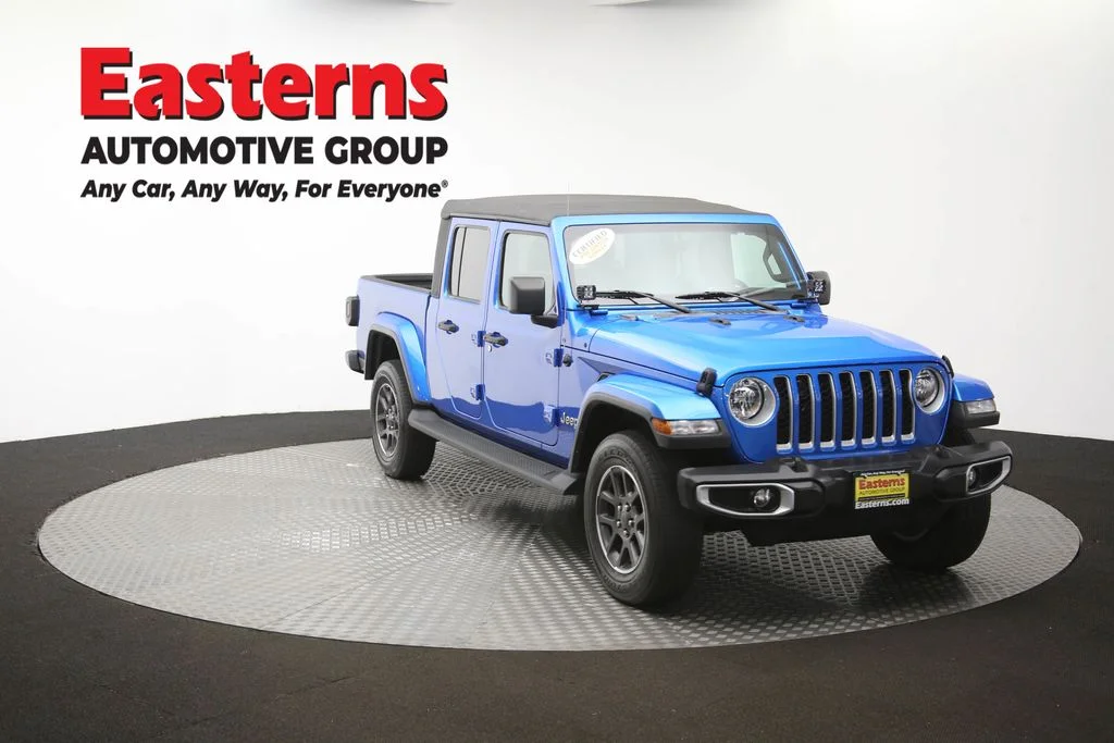 Used 2021 Blue Jeep Overland image 60