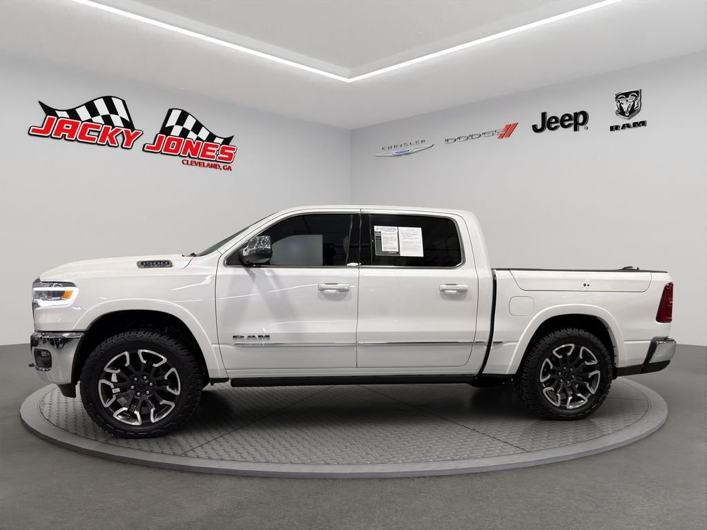Used 2025 Ivory White Tri-Coat Pearlcoat Ram Limited image 3