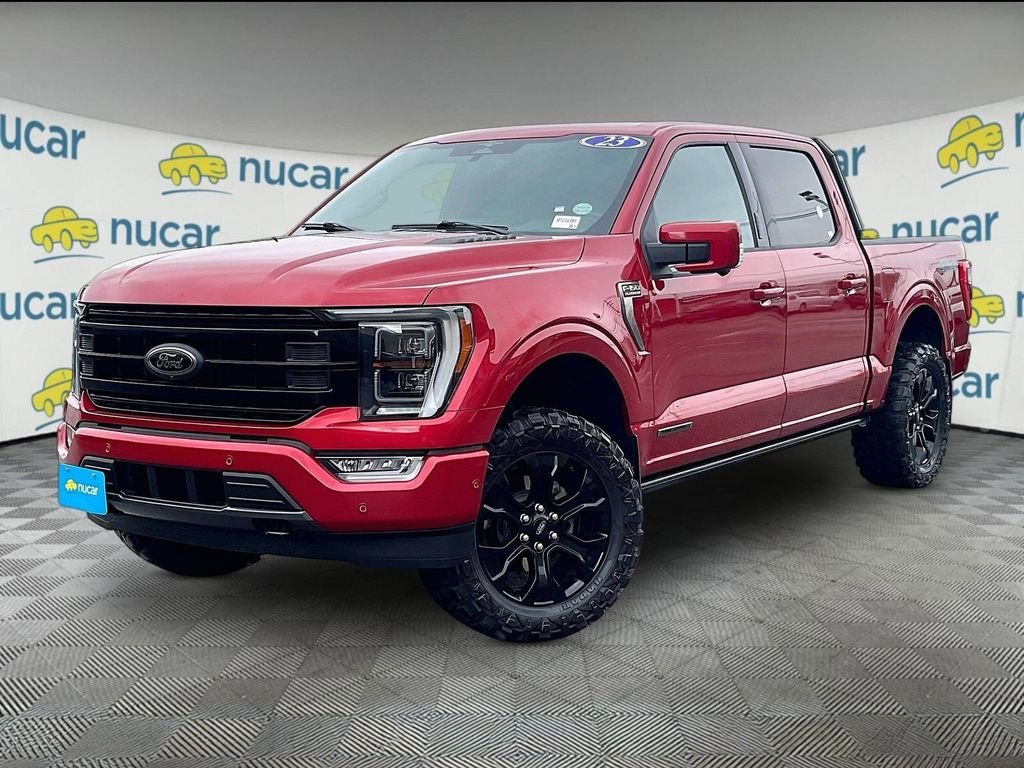 Used 2023 Red Ford Platinum image 3