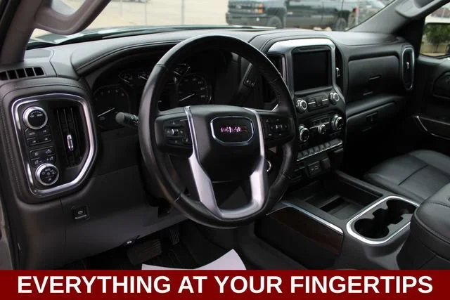 Used 2022 SATIN STEEL METALLIC GMC SLT image 2