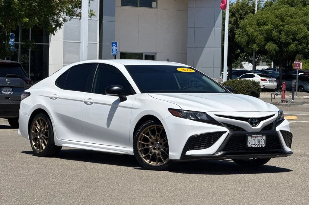 Used 2024 White Toyota SE Nightshade image 2
