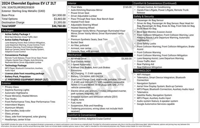 Certified Used 2024 Sterling Gray Metallic Chevrolet 2LT image 33