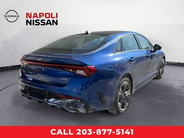 Used 2021 Blue Kia EX image 3