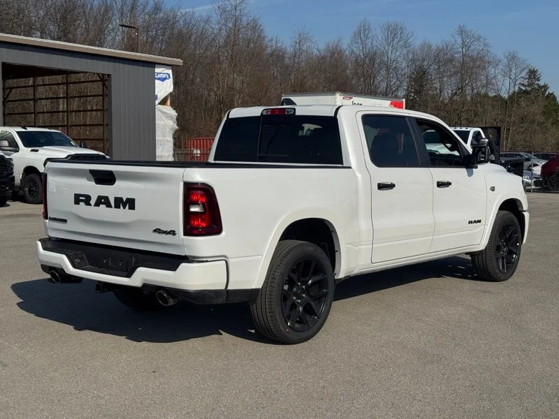 New 2026 Ivory White Tri-Coat Pearl-Coat Exterior Paint RAM Laramie image 3