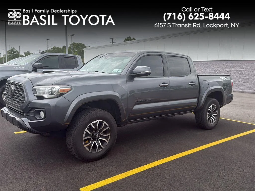 Used 2021 Magnetic Gray Metallic Toyota TRD Sport image 1