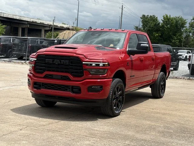 New 2026 Flame Red Clear-Coat Exterior Paint RAM Laramie image 13