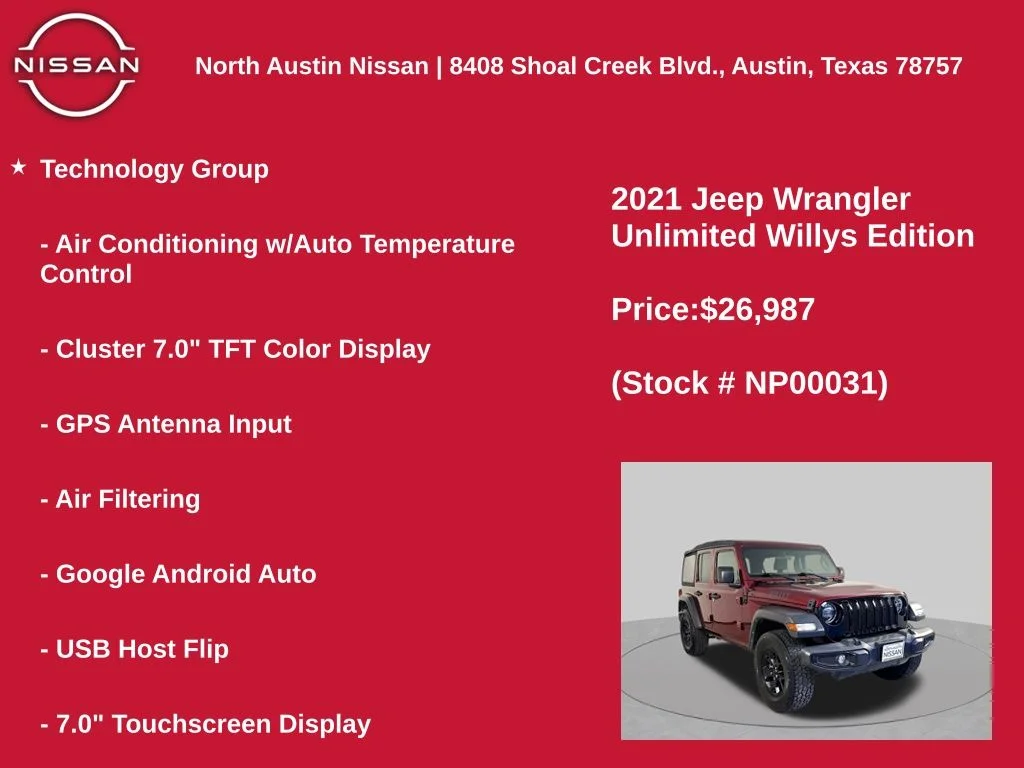 2021 Jeep Wrangler Unlimited Willys - Photo 11