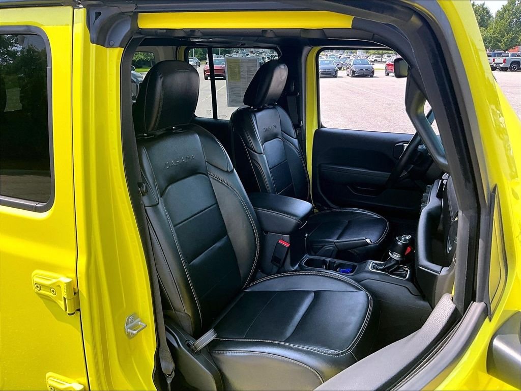 Used 2023 Yellow Jeep Sahara 4xe image 11